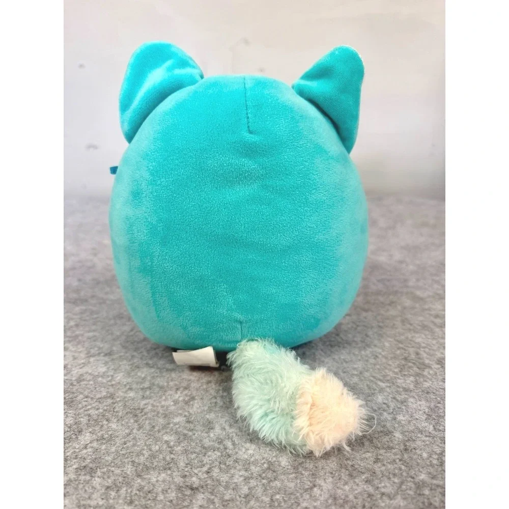 Squishmallows Feodora‎ the Caticorn Fox Teal Blue Fuzzy Belly Plush 8 Inch